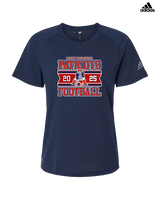 Liberty HS Football Stamp 25 - Womens Adidas Performance Shirt