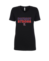 Liberty HS Football Strong - Womens Vneck
