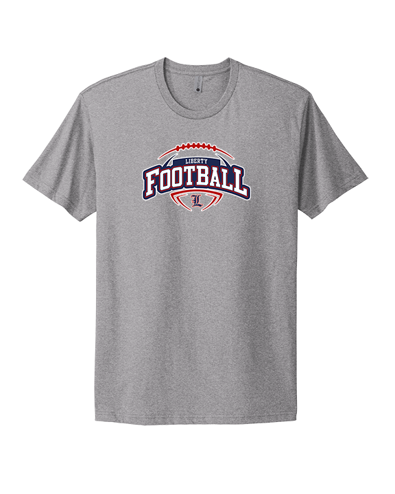 Liberty HS Football Toss - Mens Select Cotton T-Shirt