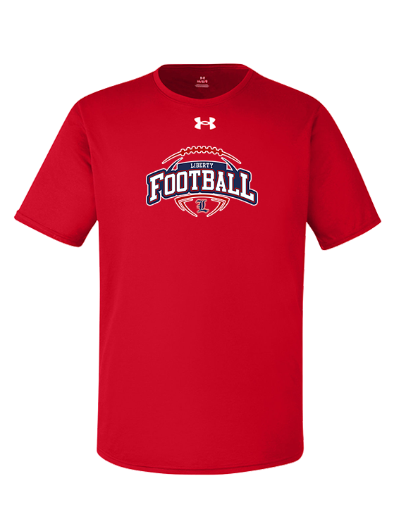 Liberty HS Football Toss - Under Armour Mens Team Tech T-Shirt