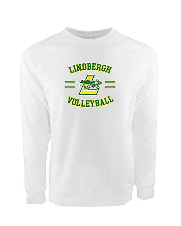 Lindbergh HS Boys Volleyball Curve - Crewneck Sweatshirt