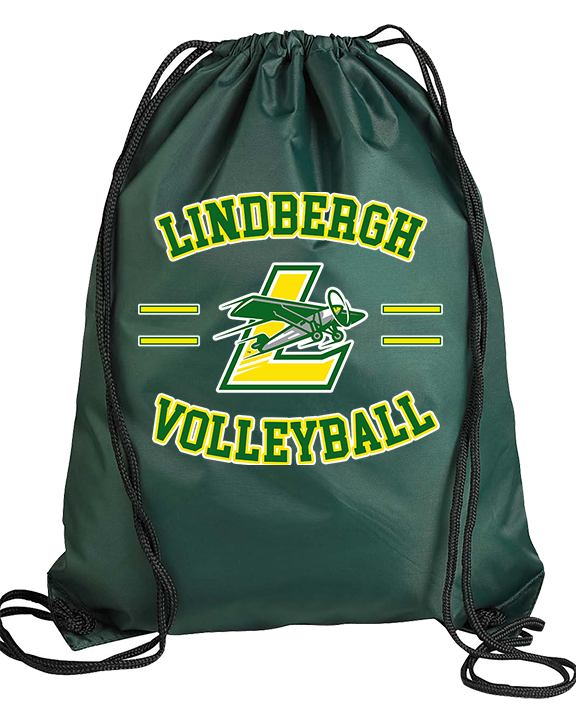 Lindbergh HS Boys Volleyball Curve - Drawstring Bag