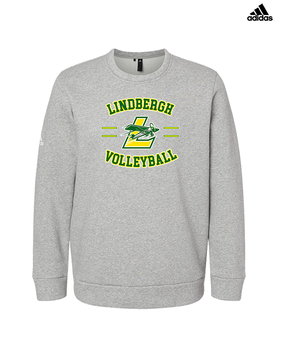 Lindbergh HS Boys Volleyball Curve - Mens Adidas Crewneck