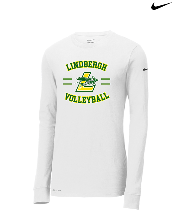 Lindbergh HS Boys Volleyball Curve - Mens Nike Longsleeve