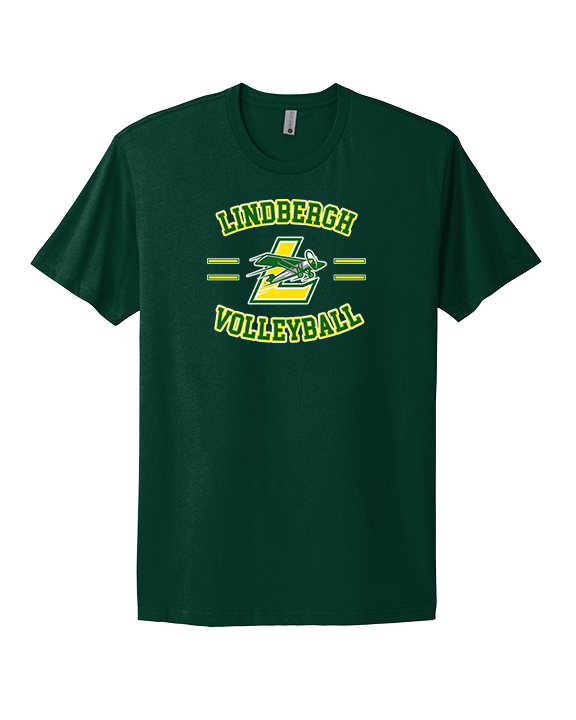 Lindbergh HS Boys Volleyball Curve - Mens Select Cotton T-Shirt