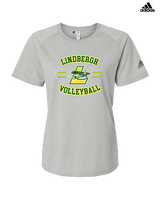 Lindbergh HS Boys Volleyball Curve - Womens Adidas Performance Shirt