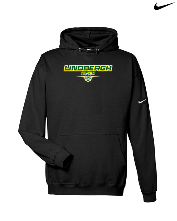 Lindbergh HS Boys Volleyball Design - Nike Club Fleece Hoodie