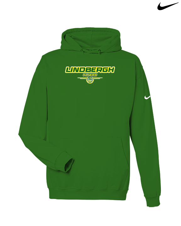Lindbergh HS Boys Volleyball Design - Nike Club Fleece Hoodie