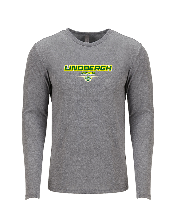 Lindbergh HS Boys Volleyball Design - Tri-Blend Long Sleeve