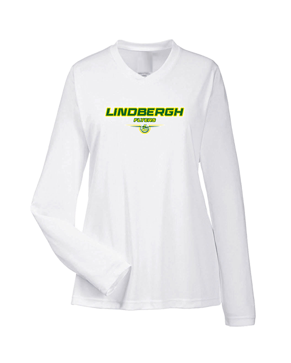 Lindbergh HS Boys Volleyball Design - Womens Performance Longsleeve