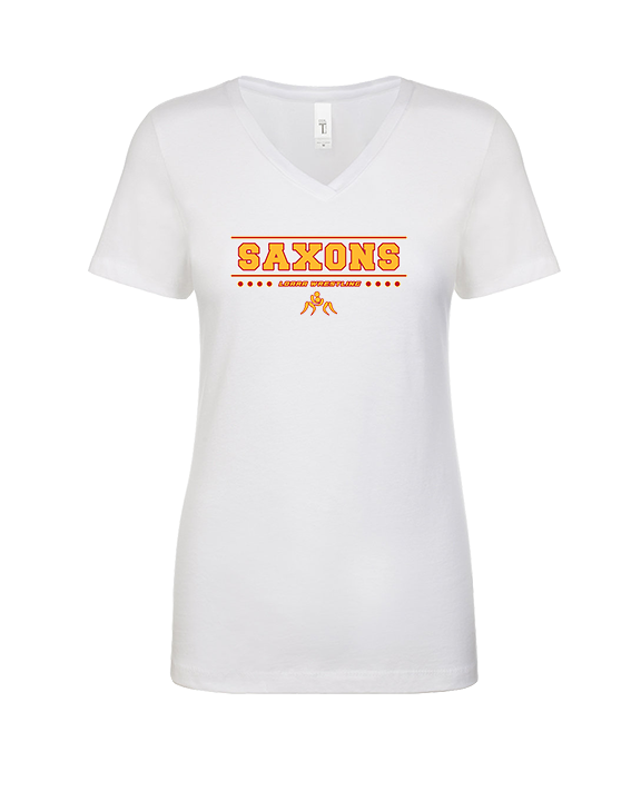 Loara HS Wrestling Border - Womens Vneck