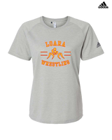 Loara HS Wrestling Curve - Womens Adidas Performance Shirt