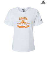 Loara HS Wrestling Curve - Womens Adidas Performance Shirt