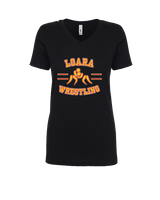 Loara HS Wrestling Curve - Womens Vneck