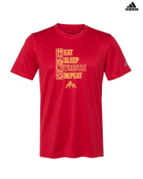Loara HS Wrestling Eat Sleep Wrestle - Mens Adidas Performance Shirt