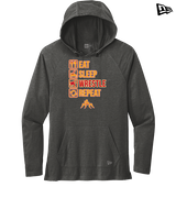 Loara HS Wrestling Eat Sleep Wrestle - New Era Tri-Blend Hoodie