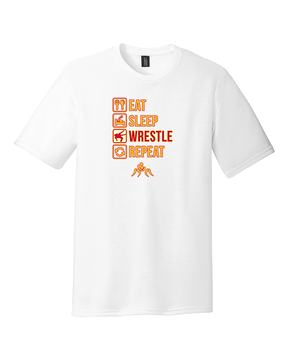 Loara HS Wrestling Eat Sleep Wrestle - Tri-Blend Shirt