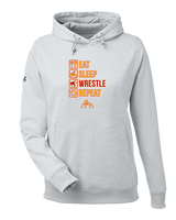 Loara HS Wrestling Eat Sleep Wrestle - Under Armour Ladies Storm Fleece