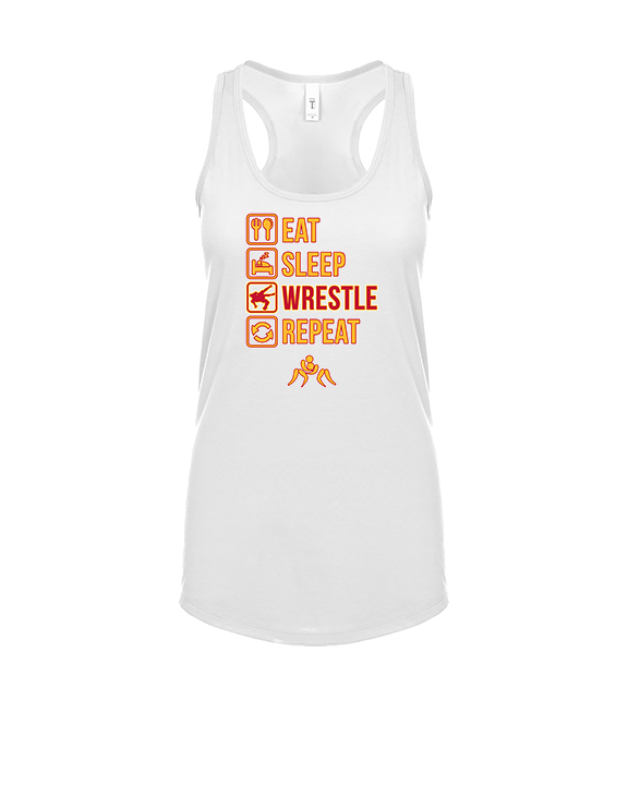 Loara HS Wrestling Eat Sleep Wrestle - Womens Tank Top