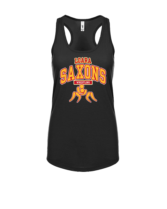 Loara HS Wrestling Outline - Womens Tank Top