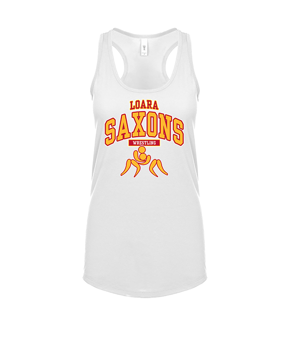 Loara HS Wrestling Outline - Womens Tank Top