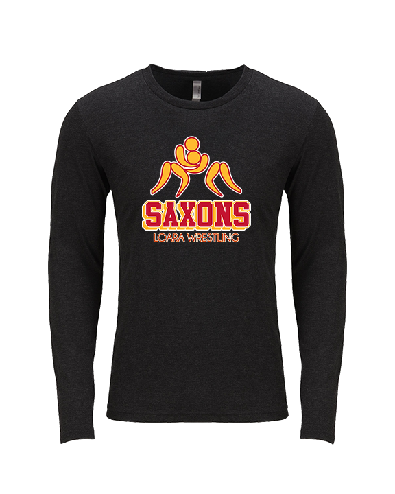Loara HS Wrestling Shadow - Tri-Blend Long Sleeve