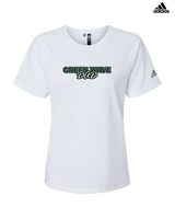Long Branch Wrestling Dad - Womens Adidas Performance Shirt