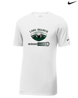 Long Branch Wrestling Dots - Mens Nike Cotton Poly Tee