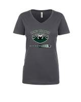 Long Branch Wrestling Dots - Womens Vneck