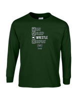 Long Branch Wrestling Eat Sleep Wrestle - Cotton Longsleeve