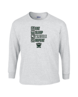 Long Branch Wrestling Eat Sleep Wrestle - Cotton Longsleeve