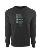 Long Branch Wrestling Eat Sleep Wrestle - Crewneck Sweatshirt