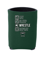 Long Branch Wrestling Eat Sleep Wrestle - Koozie
