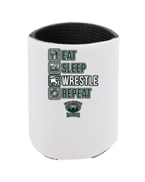 Long Branch Wrestling Eat Sleep Wrestle - Koozie