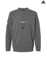 Long Branch Wrestling Eat Sleep Wrestle - Mens Adidas Crewneck