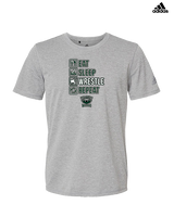Long Branch Wrestling Eat Sleep Wrestle - Mens Adidas Performance Shirt