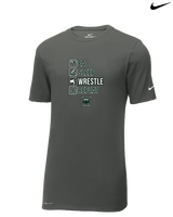 Long Branch Wrestling Eat Sleep Wrestle - Mens Nike Cotton Poly Tee