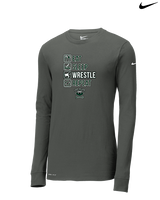 Long Branch Wrestling Eat Sleep Wrestle - Mens Nike Longsleeve