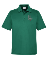 Long Branch Wrestling Eat Sleep Wrestle - Mens Polo
