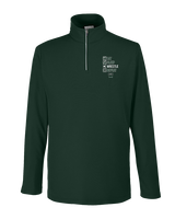 Long Branch Wrestling Eat Sleep Wrestle - Mens Quarter Zip