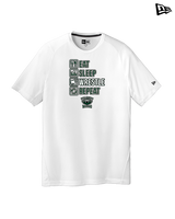 Long Branch Wrestling Eat Sleep Wrestle - New Era Performance Shirt
