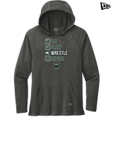 Long Branch Wrestling Eat Sleep Wrestle - New Era Tri-Blend Hoodie