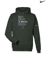 Long Branch Wrestling Eat Sleep Wrestle - Nike Club Fleece Hoodie