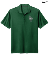 Long Branch Wrestling Eat Sleep Wrestle - Nike Polo