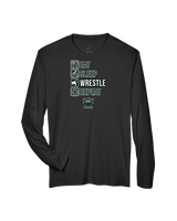 Long Branch Wrestling Eat Sleep Wrestle - Performance Longsleeve