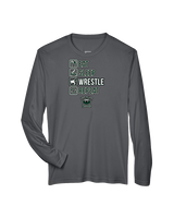 Long Branch Wrestling Eat Sleep Wrestle - Performance Longsleeve