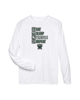 Long Branch Wrestling Eat Sleep Wrestle - Performance Longsleeve