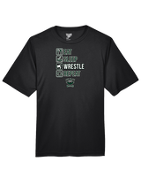 Long Branch Wrestling Eat Sleep Wrestle - Performance Shirt