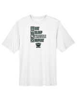 Long Branch Wrestling Eat Sleep Wrestle - Performance Shirt