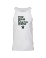 Long Branch Wrestling Eat Sleep Wrestle - Tank Top